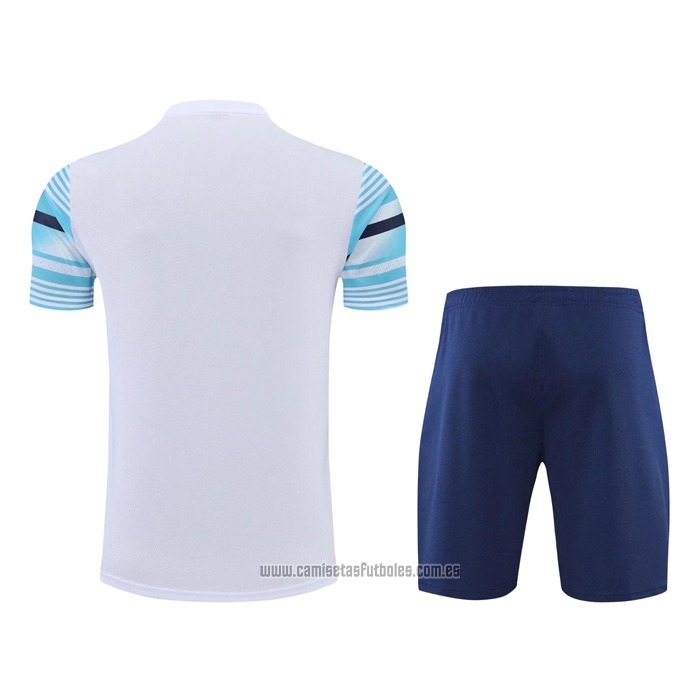 Chandal del Manchester City Manga Corta 2022 Azul - Pantalon Corto